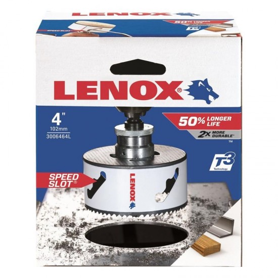 Lenox 3006464L Ποτηροτρύπανο Μετάλλου 102mm