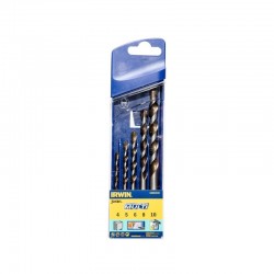 Irwin 10501938 Σετ Τρυπάνια Δομικών Υλικών 4-10mm 5ΤΜΧ
