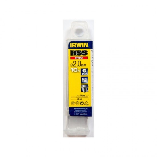 Irwin 10502251 Τρυπάνια Μετάλλου HSS 2x49mm 10ΤΜΧ