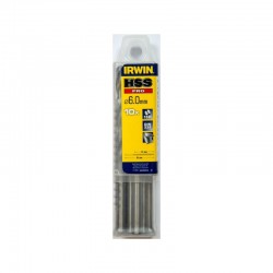 Irwin 10502291 Τρυπάνια Μετάλλου HSS 6x93mm 10ΤΜΧ