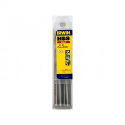 Irwin 10502286 Τρυπάνια Μετάλλου HSS 5.5x93mm 10ΤΜΧ