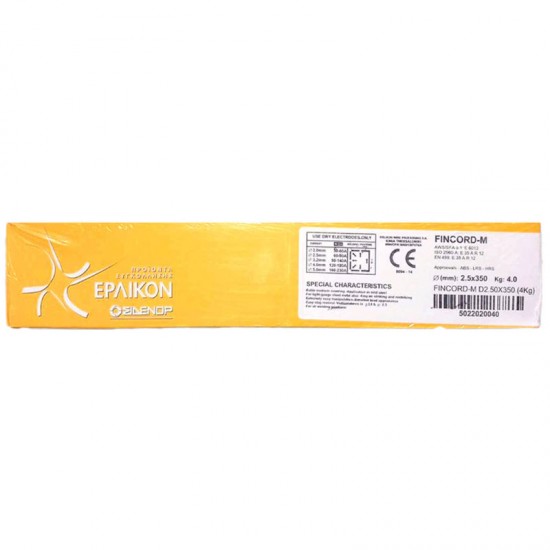 Eriklon 031528 Ηλεκτρόδια Συγκόλλησης Fincord-M 2.5mm