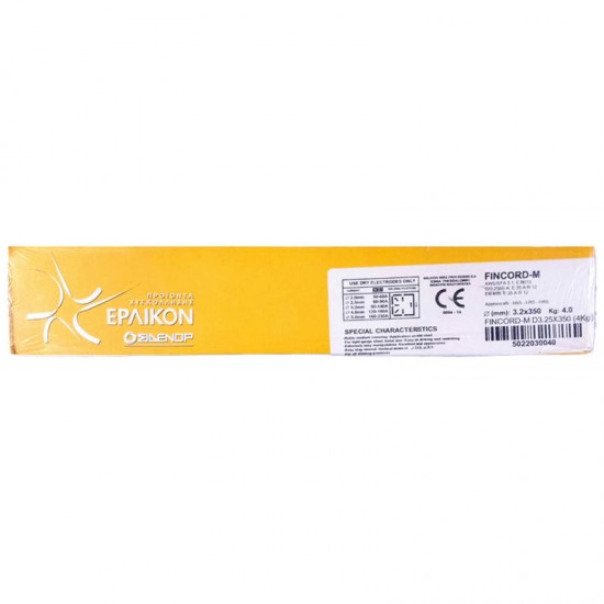 Eriklon 031525 Ηλεκτρόδια Συγκόλλησης Fincord-M 3.25mm