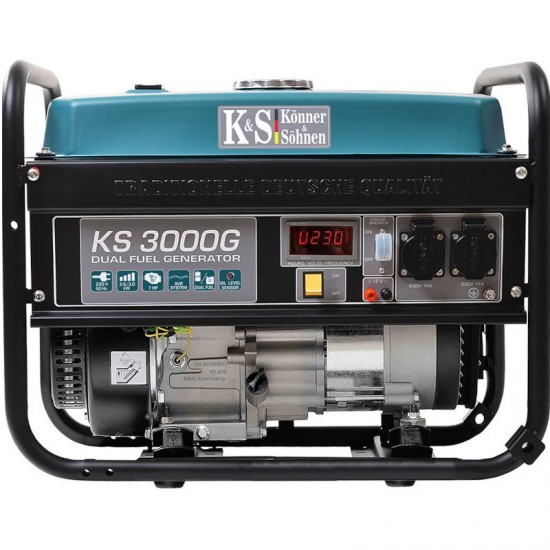 K&S KS 3000G Γεννήτρια Βενζίνης /Υγραερίου 7HP 3kW 230V