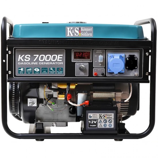 K&S KS7000E Μονοφασική Γεννήτρια Βενζίνης 13HP 5.5kW 230V