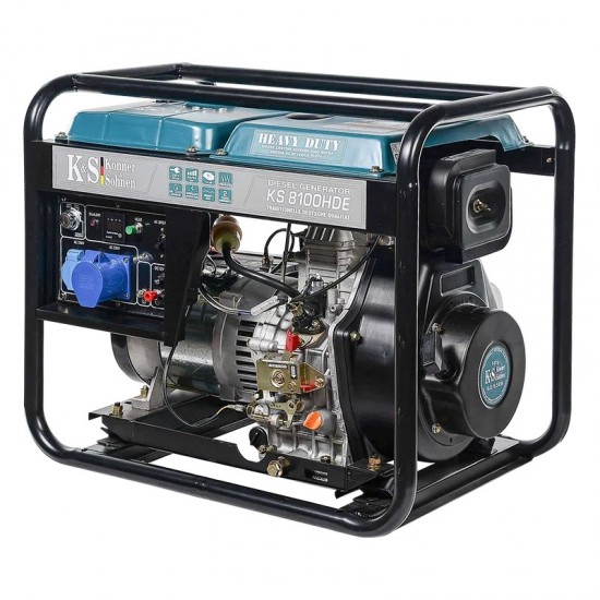 K&S KS 8100HDE Γεννήτρια Πετρελαίου 6.5kW 230V 14HP