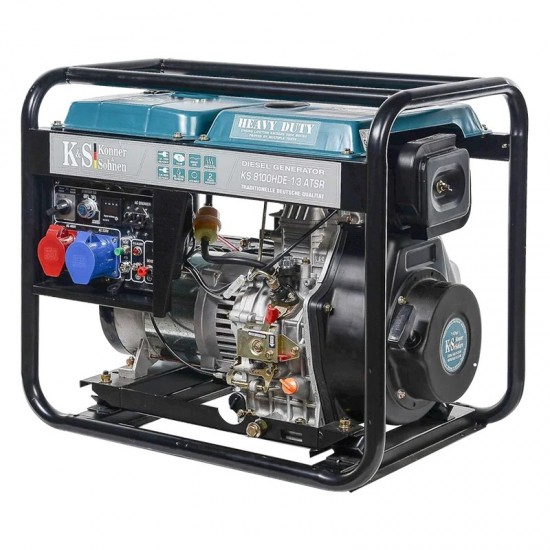 K&S KS 8100HDE-1/3 ATSR Γεννήτρια Πετρελαίου 6.5kW 230V/400V 14HP