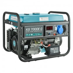 K&S KS 7000E G Γεννήτρια Βενζίνης / Υγραερίου Μονοφασική 13HP 5.5 KW (Hybrid LPG + Gasoline) 230V