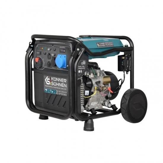 K&S KS 8100iEG Γεννήτρια Βενζίνης / Υγραερίου Inverter Μονοφασική 8.0kW 16HP 230V