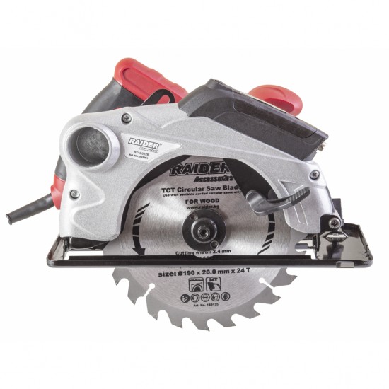 RAIDER Δισκοπρίονο 1500W με σύστημα αναρρόφησης RD-CS22B 052201