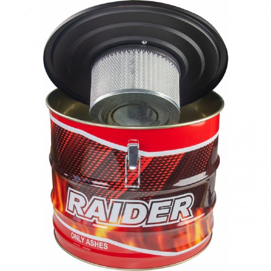 RAIDER Σκούπα στάχτης 1000W με κάδο 18lt RD-WC02N 090304