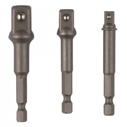 RAIDER Αντάπτορες σετ 3τεμ (ΑΠΌ 1/4'' ΣΕ 1/4'',3/8'',1/2'') 158904