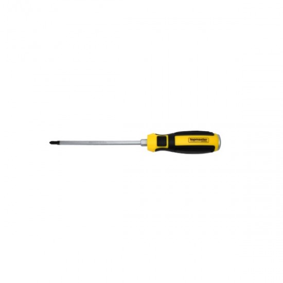 TOP MASTER Κατσαβίδι περαστά ίσιο Cr-V 6x125MM 221601