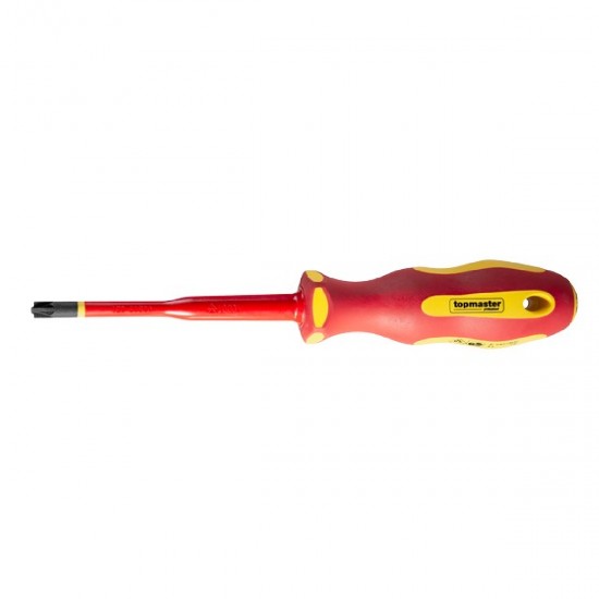 TOP MASTER Κατσαβίδι ηλεκτρολόγου VDE 1000V PZ/S1x80mm 220100