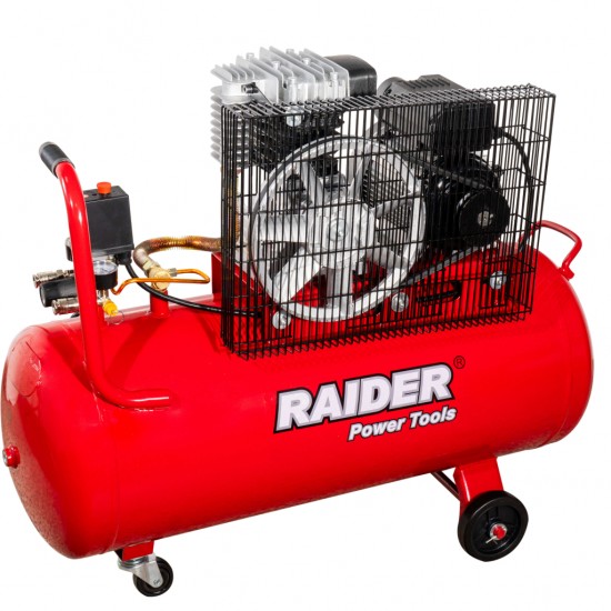 RAIDER Αεροσυμπιεστής 100L RD-AC18 1.8kW 120118