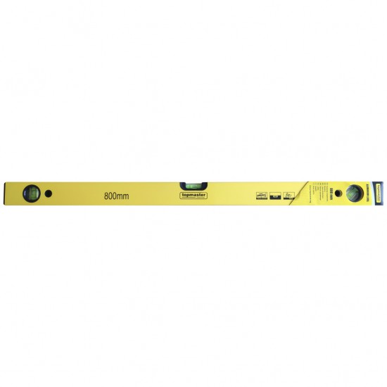 TOP MASTER Αλφάδι αλουμινίου 80cm με 3 μάτια 270803