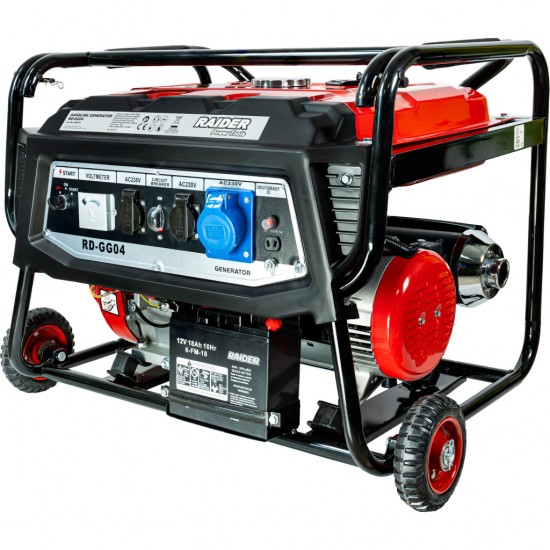 RAIDER Γεννήτρια βενζίνης τετράχρονη 5.5kVA RD-GG04 090101