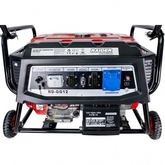 RAIDER Γεννήτρια βενζίνης τετράχρονη 7.5kW RD-GG12 090108