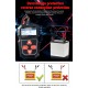 Konnwei KW208 Ψηφιακό Battery Tester με Κροκοδειλάκια 12V