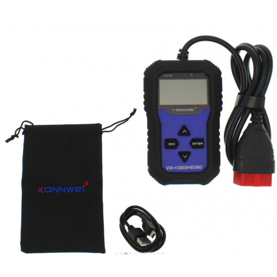 Konnwei KW350 Διαγνωστικό Αυτοκινήτου Ψηφιακό OBD 2