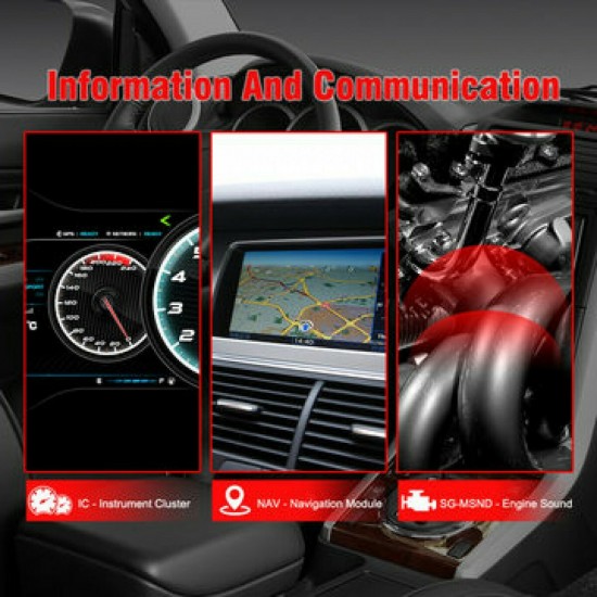 Konnwei KW460 Διαγνωστικό Αυτοκινήτου Ψηφιακό OBD 2 για Mercedes-Benz