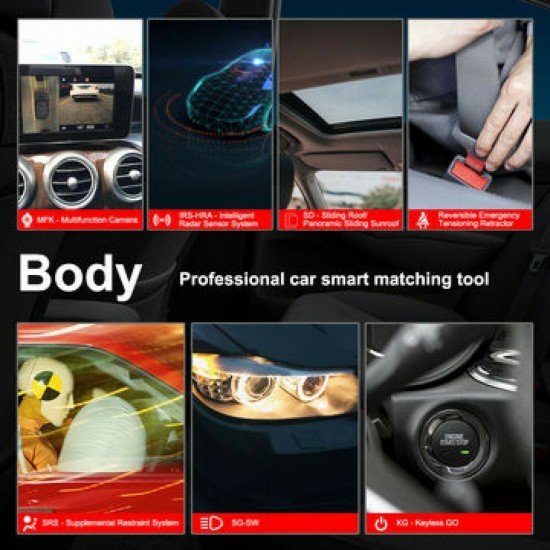 Konnwei KW460 Διαγνωστικό Αυτοκινήτου Ψηφιακό OBD 2 για Mercedes-Benz