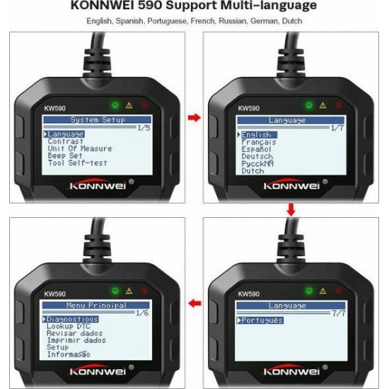 KONNWEI KW590 OBDII Scanner