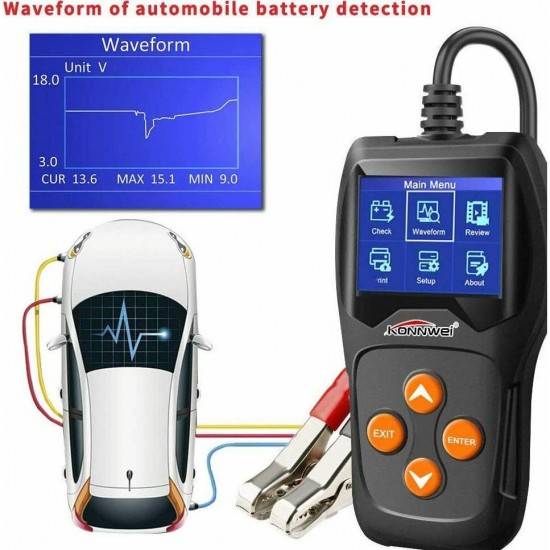 Konnwei KW600 Ψηφιακό Battery Tester