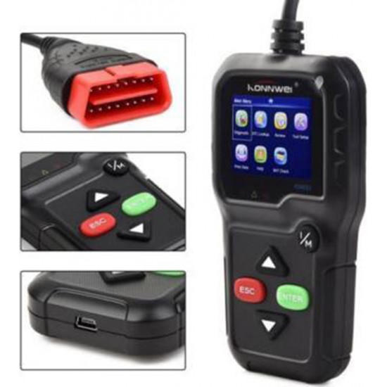 Konnwei KW680 Ψηφιακό διαγνωστικό αυτοκινήτων OBDII/EOBD Konnwei KW680 Ψηφιακό διαγνωστικό αυτοκινήτων OBDII/EOBD