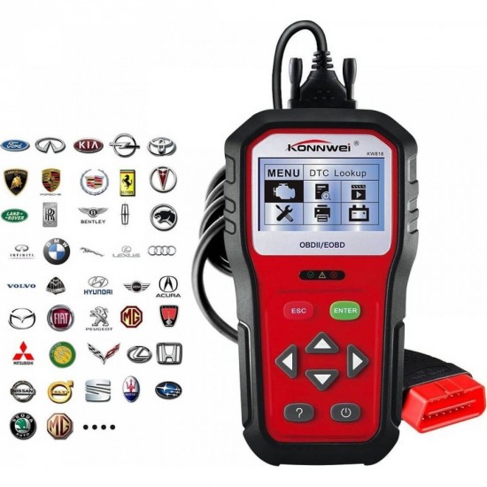 KONNWEI KW818 Διαγνωστικό OBDII EOBD Functions