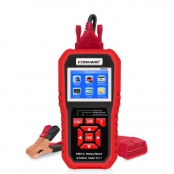 Konnwei KW880 Διαγνωστικό αυτοκινήτου και tester μπαταριών OBD II 