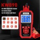 Konnwei KW890  Διαγνωστικό αυτοκινήτου και tester μπαταριών OBD II  Konnwei KW890  Διαγνωστικό αυτοκινήτου και tester μπαταριών OBD II