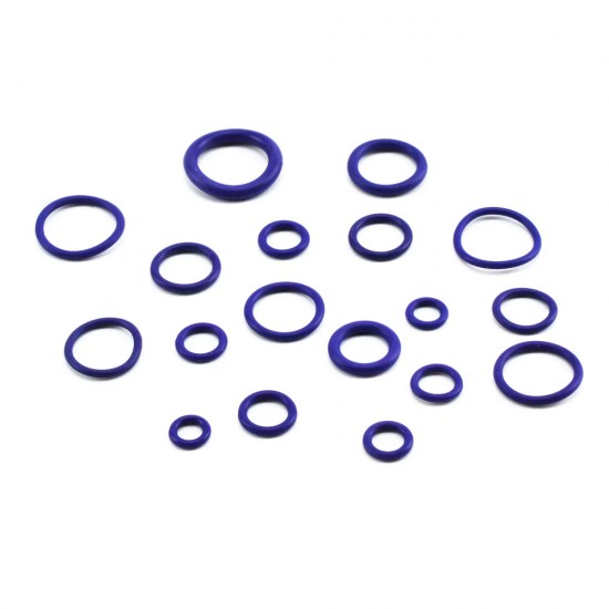 Κασετίνα Λαστιχάκια O-Ring σε 18 Μεγέθη 270τμχ – Μοβ