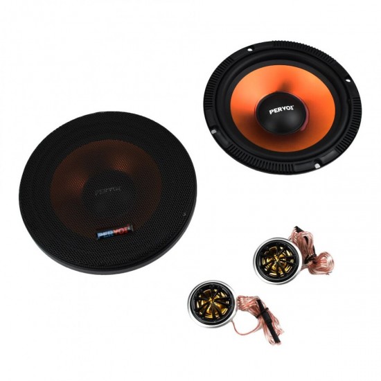 Pervoi CTC-6592 Σετ 2 x Ηχεία Αυτοκινήτου Midrange 6.5″ 650W RMS & 2x Tweeter 60W 