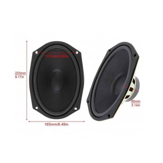 Pervoi CTC-6907 Ηχείο Οβάλ Αυτοκινήτου 6×9” 80W/400RMS 
