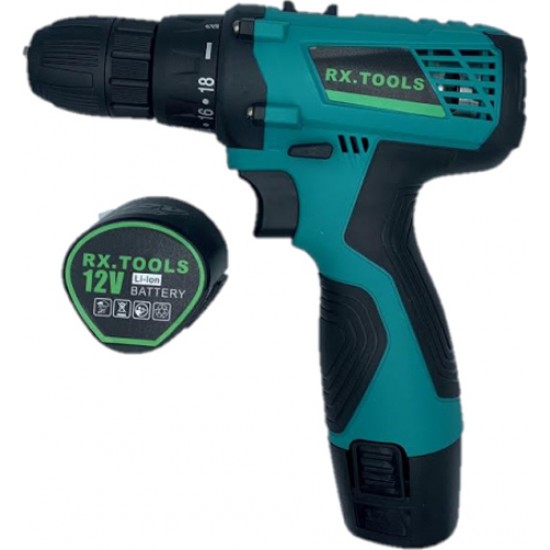 RX Tools Δραπανοκατσάβιδο Μπαταρίας 12V 1x1.3Ah