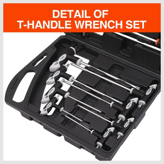 Σετ Βαλιτσάκι Κλειδιών 16τμχ  HEX & TORX με Λαβή σε Θήκη HORUSDY