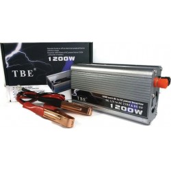 TBE 1200W Inverter τροποποιημένου ημιτόνου DC 12V σε AC 220V με USB  TBE 1200W Inverter τροποποιημένου ημιτόνου DC 12V σε AC 220V με USB