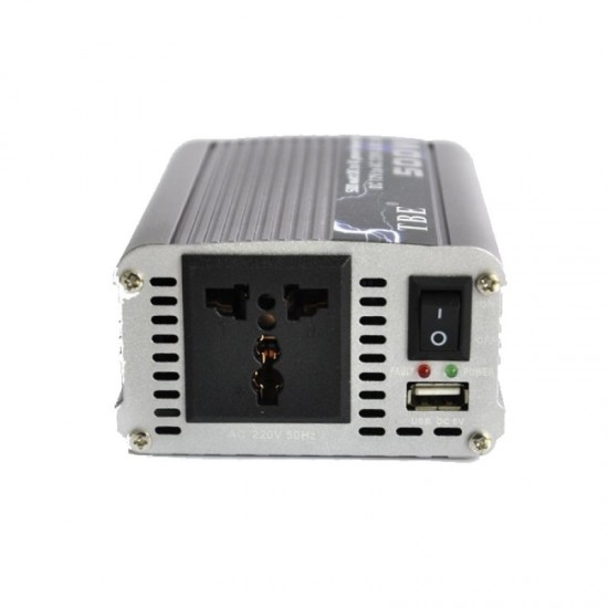 TBE 500W Inverter τροποποιημένου ημιτόνου DC 12V σε AC 220V με USB  TBE 500W Inverter τροποποιημένου ημιτόνου DC 12V σε AC 220V με USB
