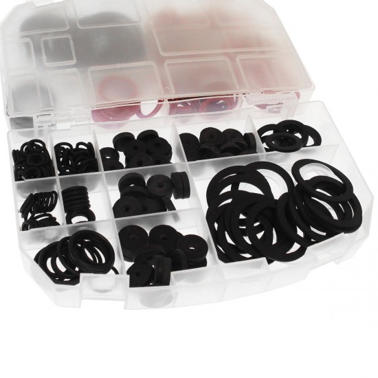 Σετ λαστιχένιες και fibre τσιμούχες στεγανοποίησης γενικής χρήσης σε 23 μεγέθη 382 τεμάχια OEM